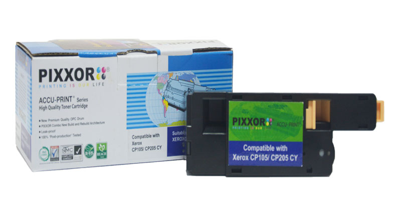 ตลับหมึก PIXXOR สำหรับ Fuji Xerox CP105/205 CY (CT201592)