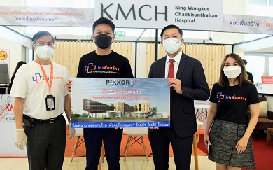 Donated for building the King Mongkut Chaokhunthahan Hospital.